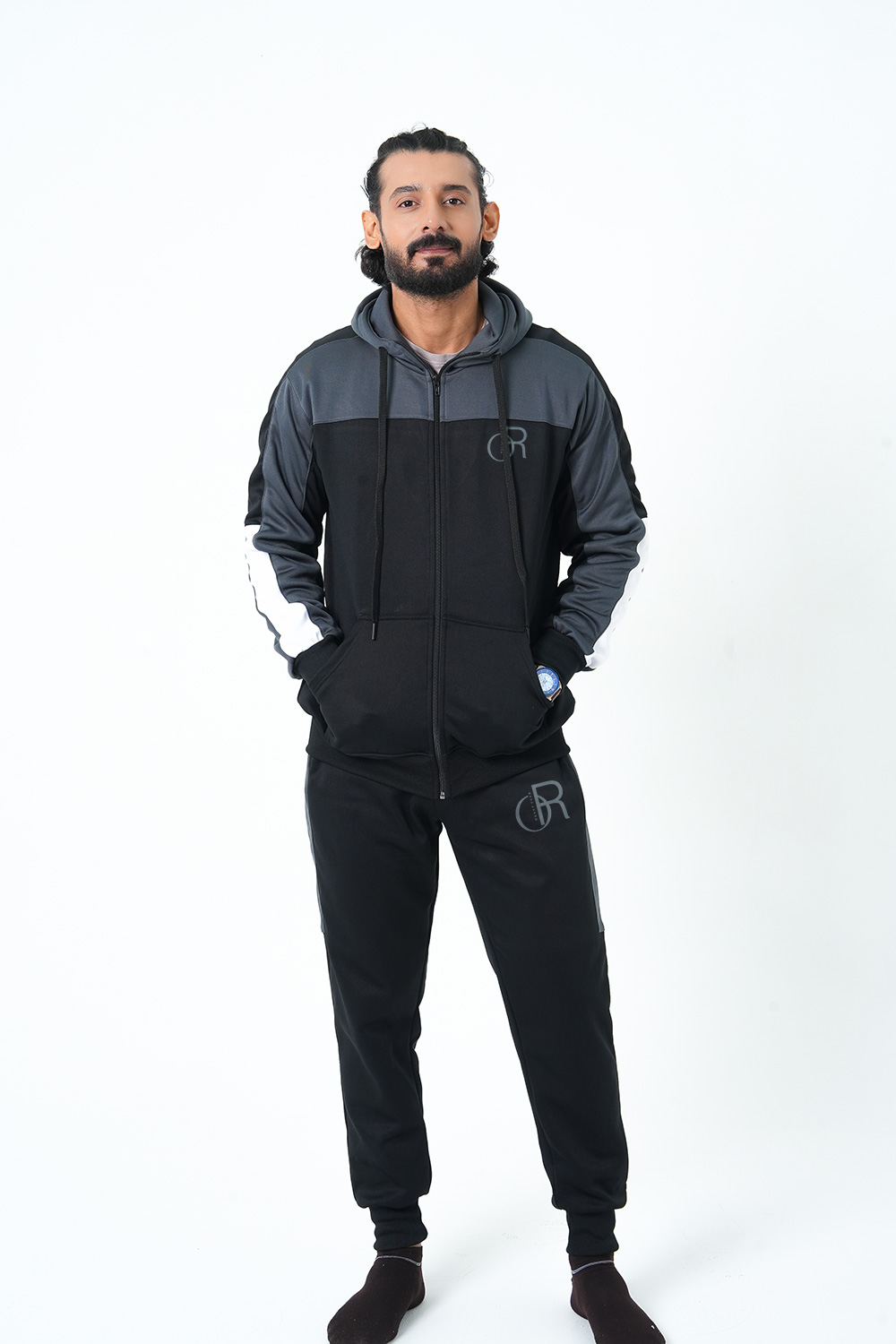 WORKOUT COMBO PANEL TROUSER (MEN) | RO-156 | - RO-156