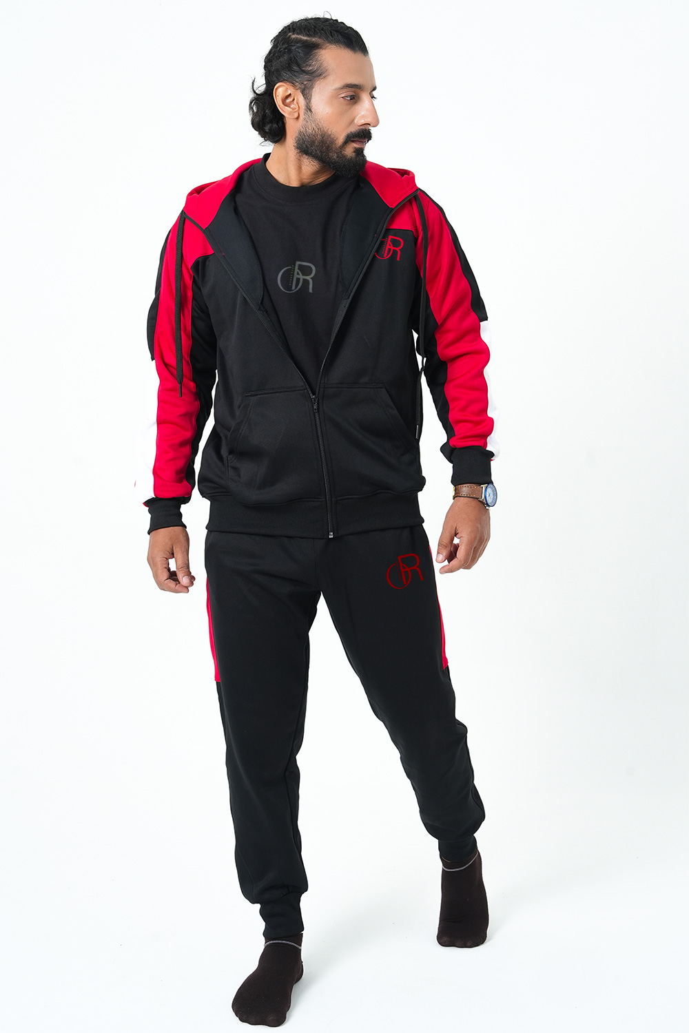 WORKOUT COMBO PANEL TROUSER (MEN) | RO-157 | - RO-157
