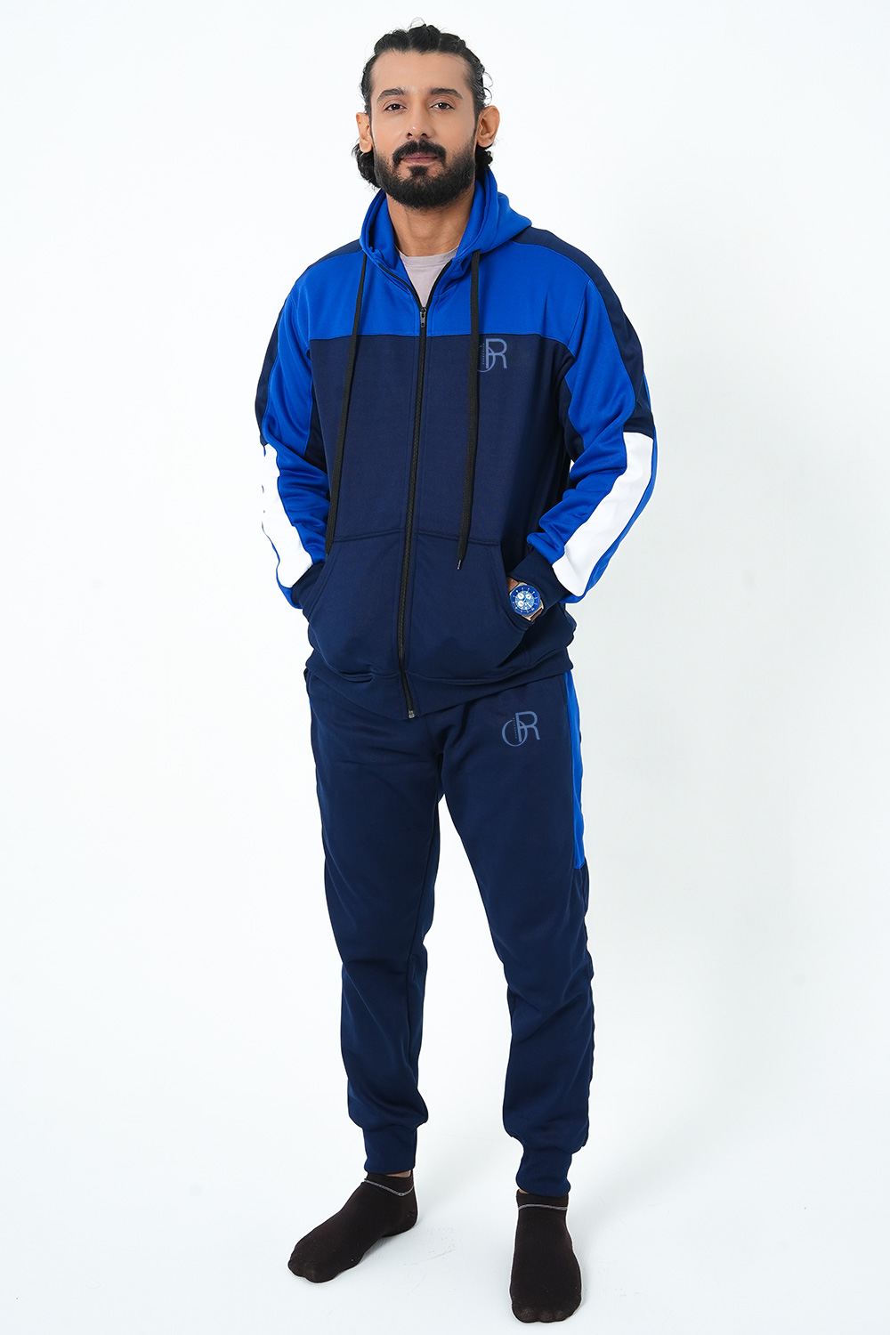 WORKOUT COMBO PANEL TROUSER (MEN) | RO-158 | - RO-158