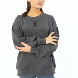 Strong Girl Oversized Sweatshirt (Women) | RO-420|